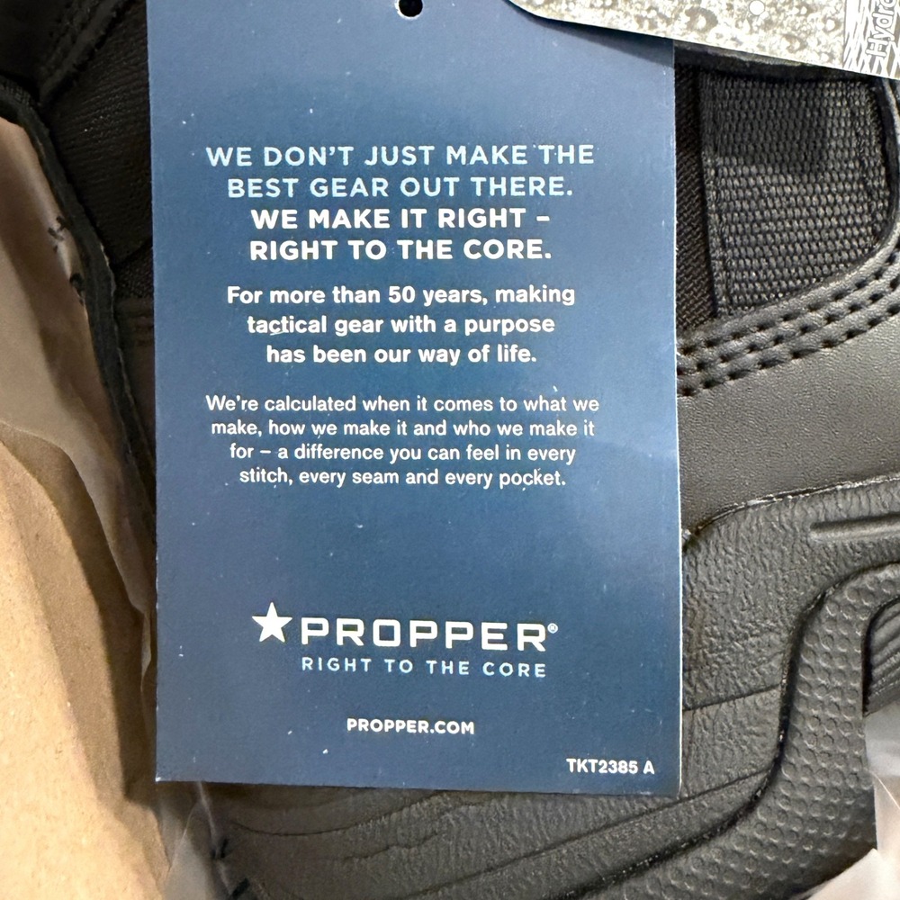 Propper® Series 100® 6" Side Zip Mens 5.5W Womens 7.5W Army Tactical Boot 4521 - Picture 14 of 15